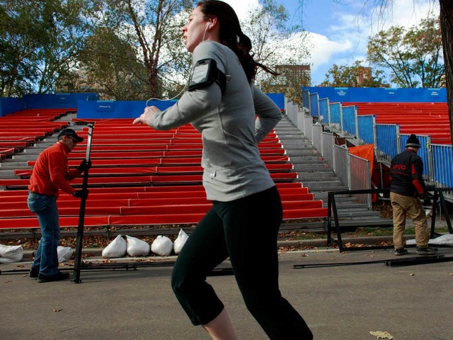Kein New-York-Marathon in diesem Jahr....ch bleibt die Frage: Warum erst jetzt?  | Foto: AFP