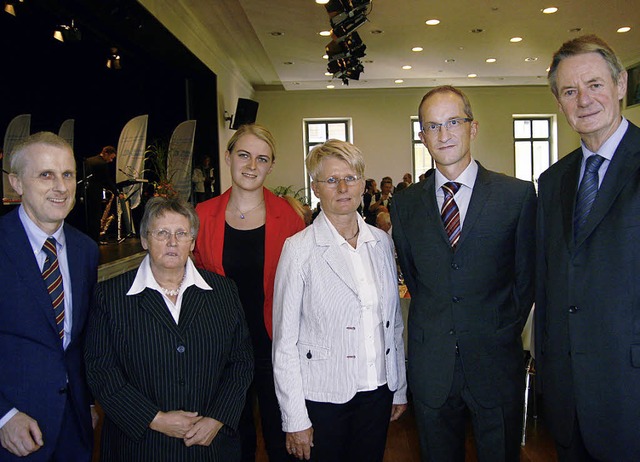 Sie haben den Spitalverein Offenburg e...on und  Landrat a.D. Gnter Fehringer   | Foto: klinikum