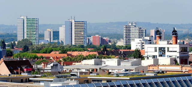 Blick ber den Stadtteil Sthlinger au... eine Maklerprovision bezahlt werden.   | Foto: Ingo Schneider