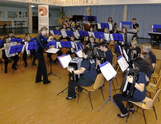 Ein beeindruckendes Konzert unter der ...hluss ihrer dreitgigen Projektphase.   | Foto: Eberhard Gross