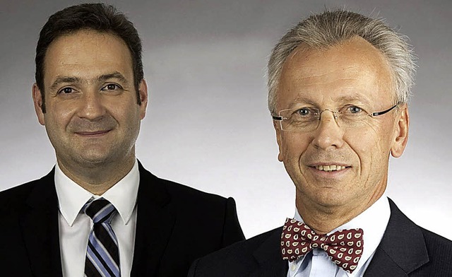 Gerhard Danner und Ulrich Freund    | Foto: Sparkasse Markgrflerland