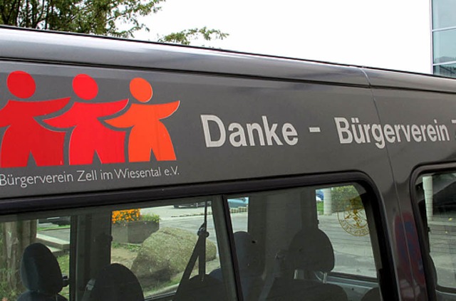 Das Logo des Brgervereins ziert den M...im vergangenen Jahr gefrdert wurden.   | Foto: Uli Merkle