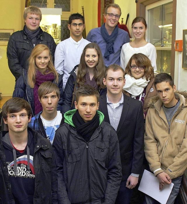 Der neu gewhlte Jugendgemeinderat der Stadt Endingen.  | Foto: Martin Wendel