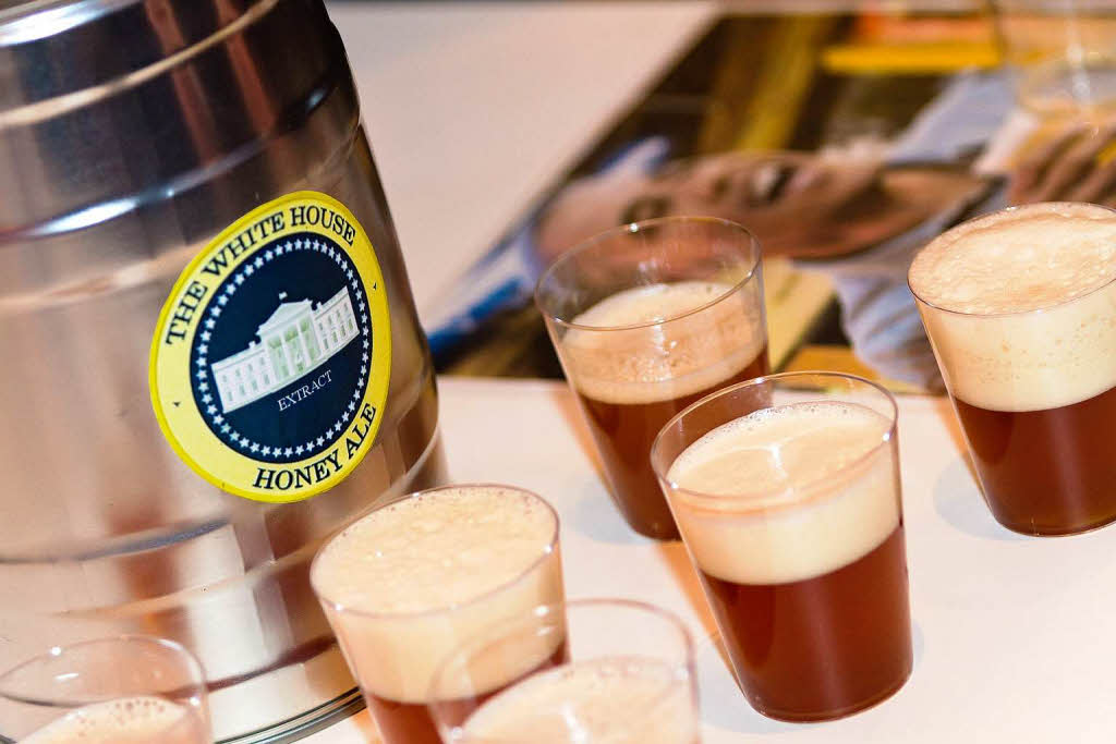 Die BZ hat Obamas Privatbier brauen lassen: Das White House Honey Ale wurde bei der Election Night ausgeschenkt.