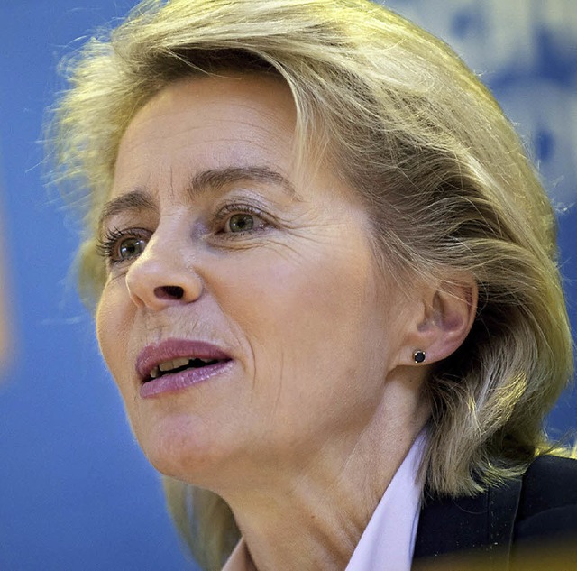 Arbeitsministerin Ursula von der Leyen   | Foto: DPA
