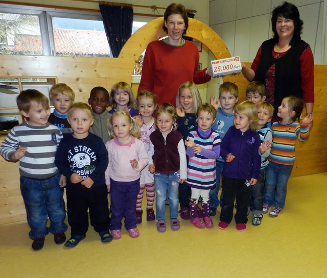 kindergarten arche noah die hasengrupp...ia laufer (rechts) und inga ravenstein  | Foto: peter stellmach