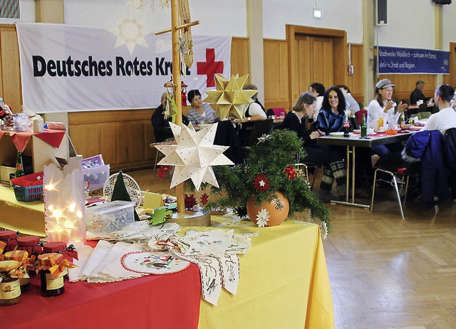 Vom gestrickten Erstlings-Schhchen b...RK-Basar in Kollnau Vieles zu finden.   | Foto: Sigmund