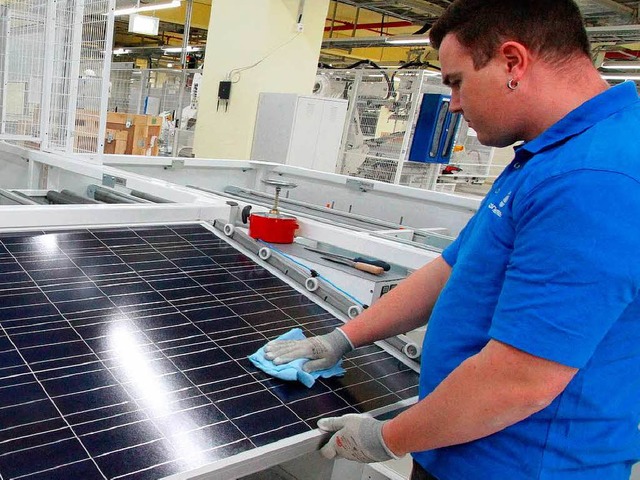 Es gibt weniger zu tun, denn die Nachfrage nach Solartechnik schrumpft.   | Foto: dapd