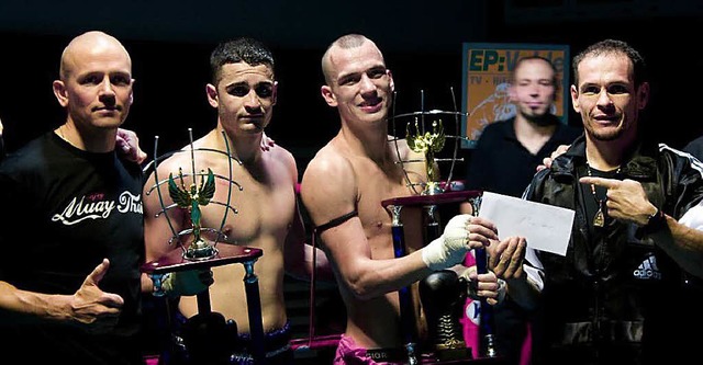 Zufriedene Sieger, zufriedene Veranstalter: Pokalbergabe in Elzach.   | Foto: ZVG