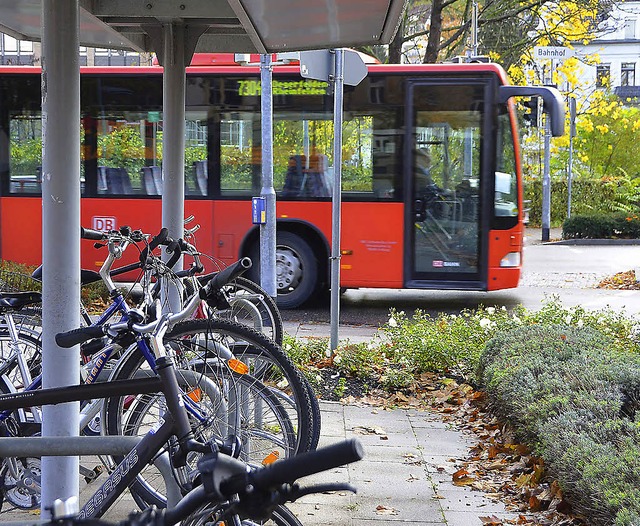 Die bessere Verknpfung von Verkehrstr...t ein Ziel des Masterplans Mobilitt.   | Foto: Nikolaus Trenz