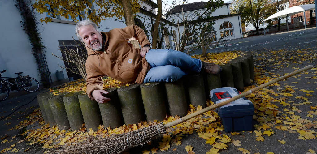 Norbert Feisst, beliebter Hausmeister der Fridolinschule