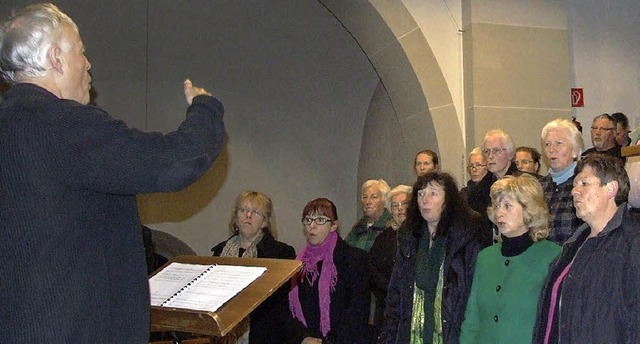 Johannes-Chor unter Leitung von Herbert Kaiser.   | Foto: Privat