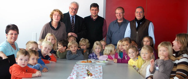 Rund 30 Kinder des Oberrotweiler Kinde...tion zwischen Kindergarten und Schule.  | Foto: benjamin bohn