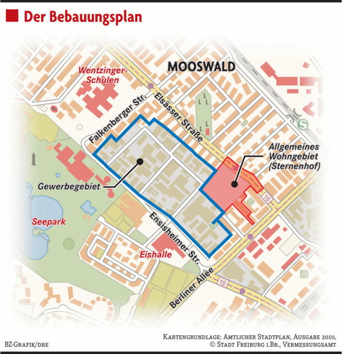 Mehr Wohnungen Im Mooswälder Gewerbegebiet? - Freiburg - Badische Zeitung