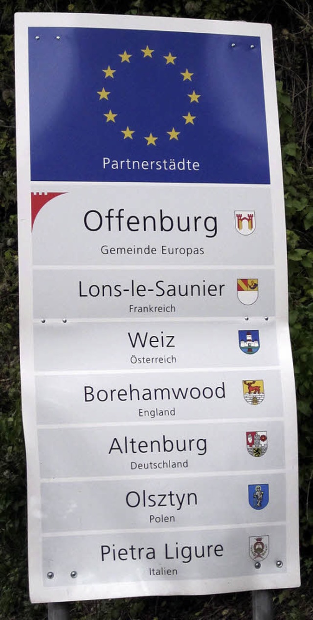 Liste der bestehenden Stdtepartnerschaften   | Foto: ges