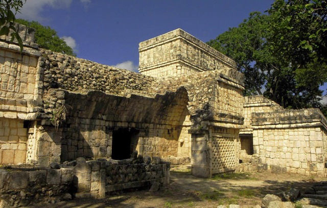 Maya-Ruine auf der mexikanischen Halbinsel Yucatn  | Foto: afp