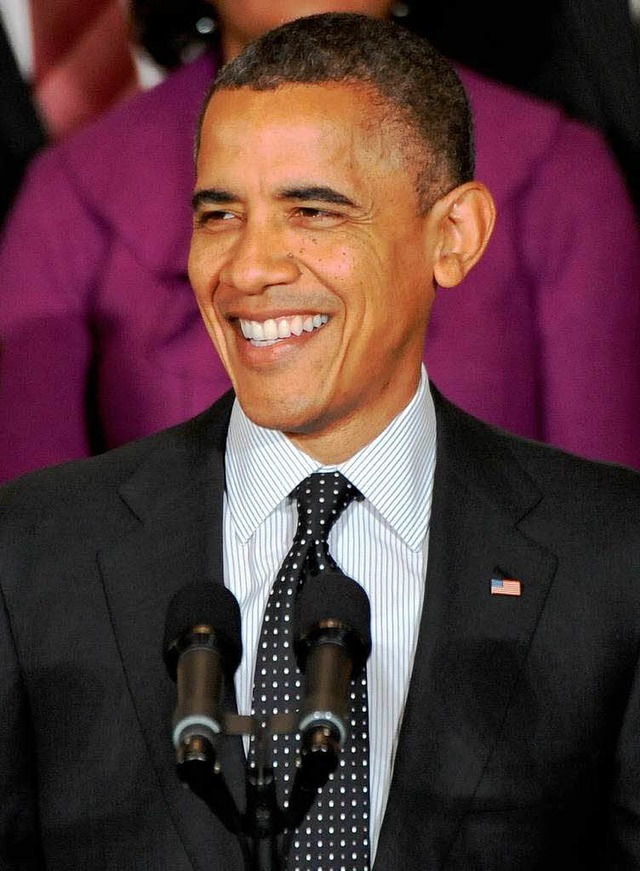 Der alte und neue US-Prsident Barack ... &#8211; auch in Florida lag er vorne.  | Foto: AFP