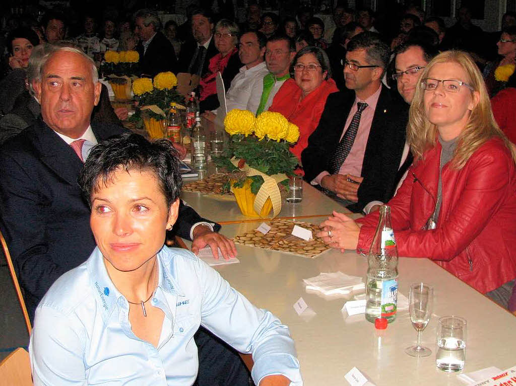 Ein buntes Programm wurde beim Festabend zu Ehren von Sabine Spitz geboten.