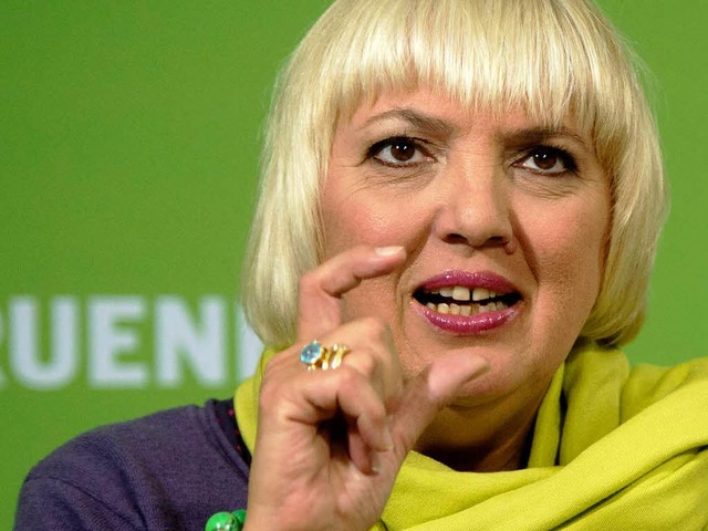 Endet die ra der schrillen Grnen-Frontfrau Claudia Roth?  | Foto: dapd