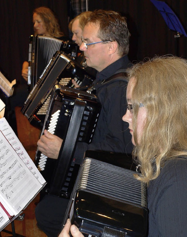 Handharmonikaorchester Inzlingen   | Foto: Schleer