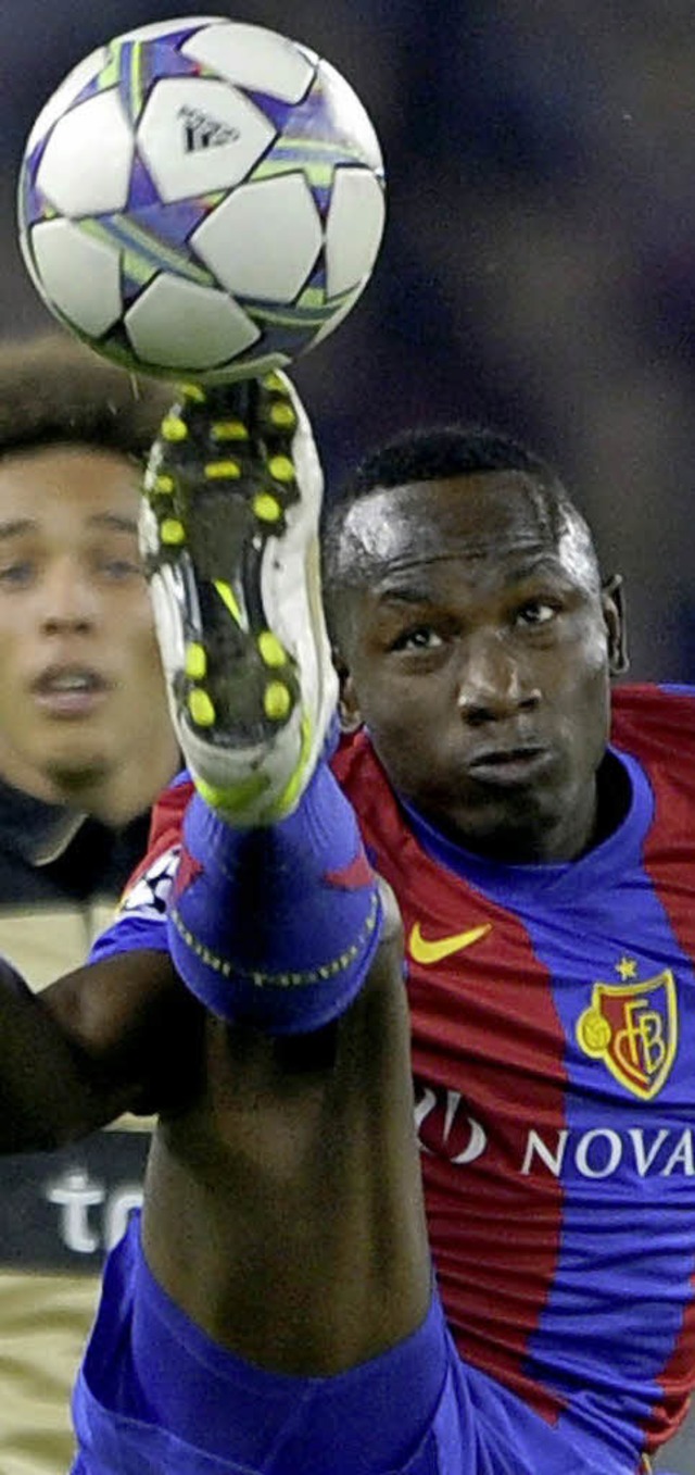Die Einsatzchance genutzt: Jacques Zou...in Chiasso zweimal für den FC Basel.    | Foto: Archivfoto: AFP
