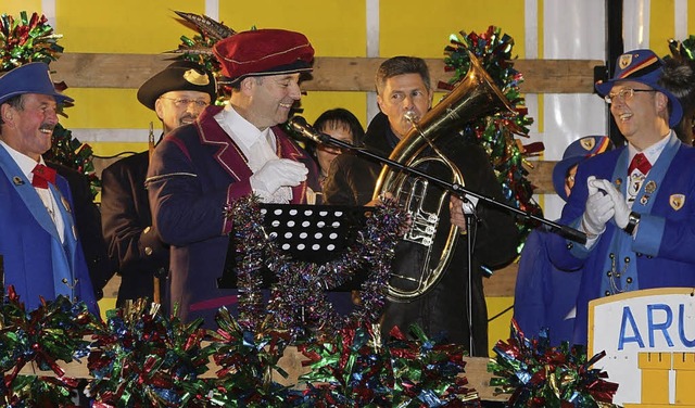 &#8222;Peter I. vo de Musik&#8220; ist...genen Start in die fnfte Jahreszeit.   | Foto: Hans-Jrgen Hege