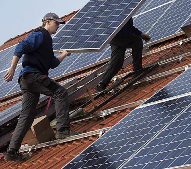 Die PV-Anlage auf dem Dach wird zunehm... Eigenstrom-Produktion genutzt werden.  | Foto: DAPD