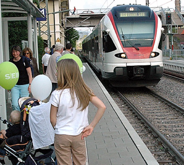 Durch die Regio-S-Bahn sind die Ortsteile nher an die Stadt gerckt.  | Foto: Barbara Ruda