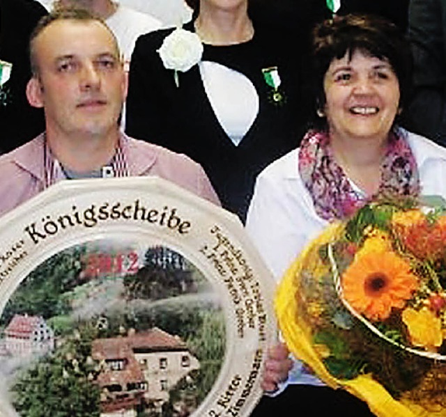Thomas Msinger und Gerda Busch sind die neuen Schtzenhoheiten in Freiamt.   | Foto: Privat