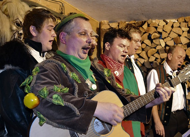 Fasnachtsauftakt in Maulburg: Die Maul...dreas Mhlhans, sorgten fr Stimmung.   | Foto: Paul Berger