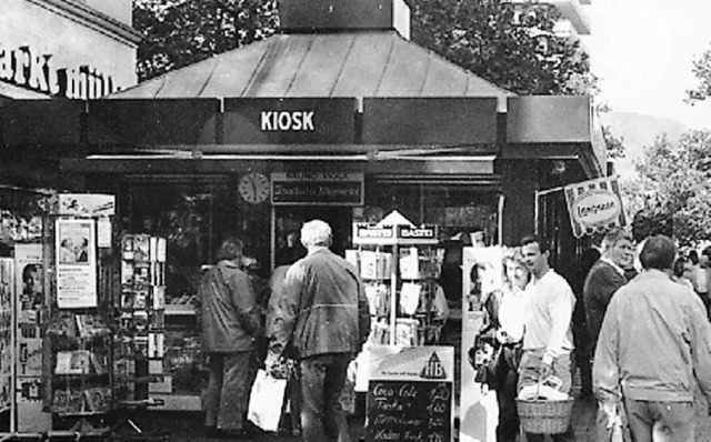 So sah er  aus, der Kiosk am Markt: De...h, der nun auch schon 19 Jahre steht.   | Foto: BZ-Archiv