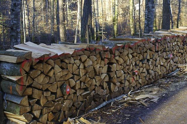 2013 wird weniger Holz geschlagen