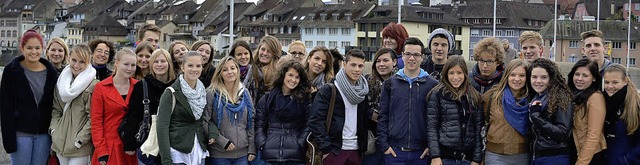 Deutsch-italienische Freundschaft: 14 ...n zu Gast am Georg-Bchner-Gymnasium.   | Foto: privat