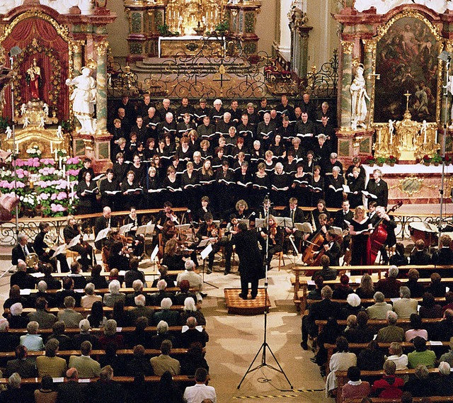 Der Kammerchor ldt in die Barockkirche in St. Peter.   | Foto: BZ