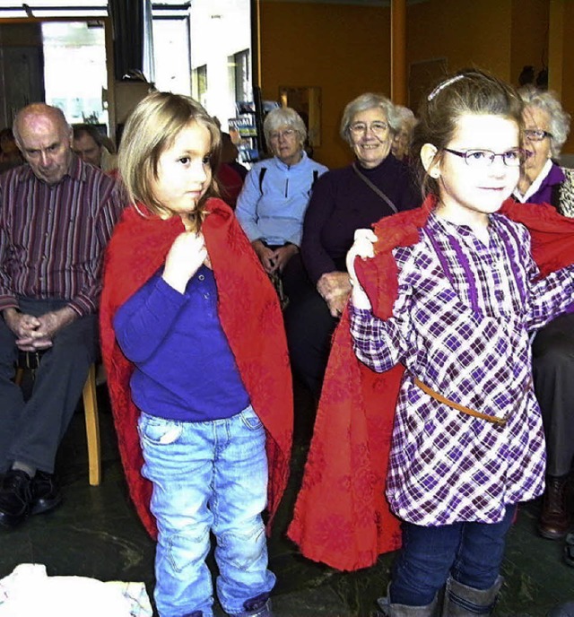 Bei den  Mhlehof-Bewohnern  sorgten die Frbelkinder fr Freude.  | Foto: privat