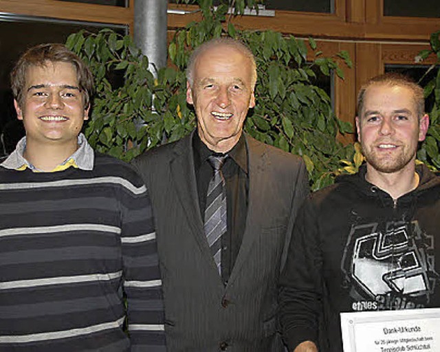 Matthias Kremp (links) ist neuer Kassi...rigkeit Markus Fechtig (rechts) aus.   | Foto: Birgit Rde