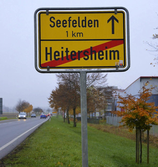 Ran an die Gemarkungsgrenze von Seefel...Buggingen auch ein Wrtchen mitreden.   | Foto: Heike Lemm