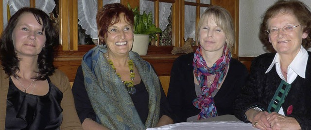 Auf die Vorstandsmitglieder des Versch...chmann und Vorsitzende Barbara Wagner.  | Foto: Sigrid Schneider