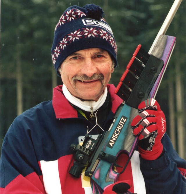 Kurt Kaiser 1996 bei den Winterspielen in Ruhpolding  | Foto: Privat