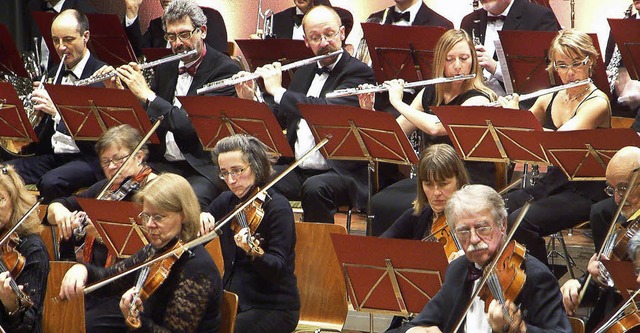 Die Orchestergesellschaft spielte begeisternd auf.   | Foto: Roswitha Frey