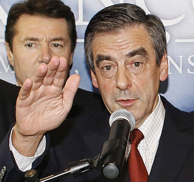 Franois Fillon (linkes Bild) und Jean-Franois Cop  | Foto: AFP