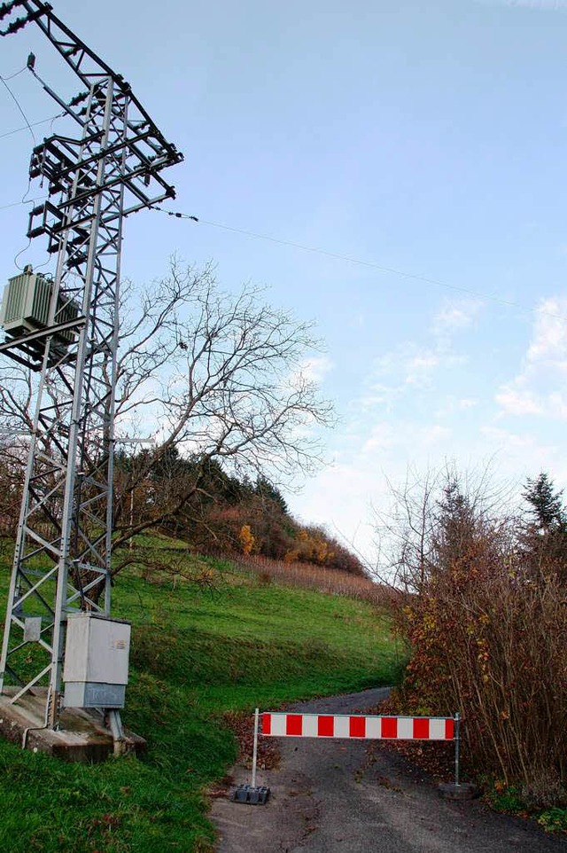 Am Bollschweiler Steinberg besteht die... der Strae &#8222;Am Rebberg&#8220;.   | Foto: Silvia Faller