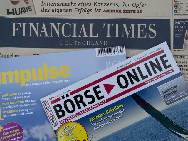 Stehen unter finanziellem Druck: Finan...Deutschland, Impulse und Brse Online   | Foto: dapd