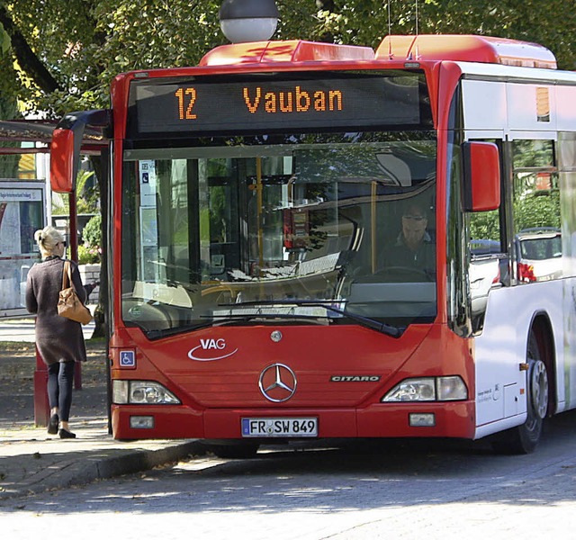 Das Problem der VAG-Linie 12 ist laut eines Lesers der Anschluss im Vauban.    | Foto: BZ-Archiv
