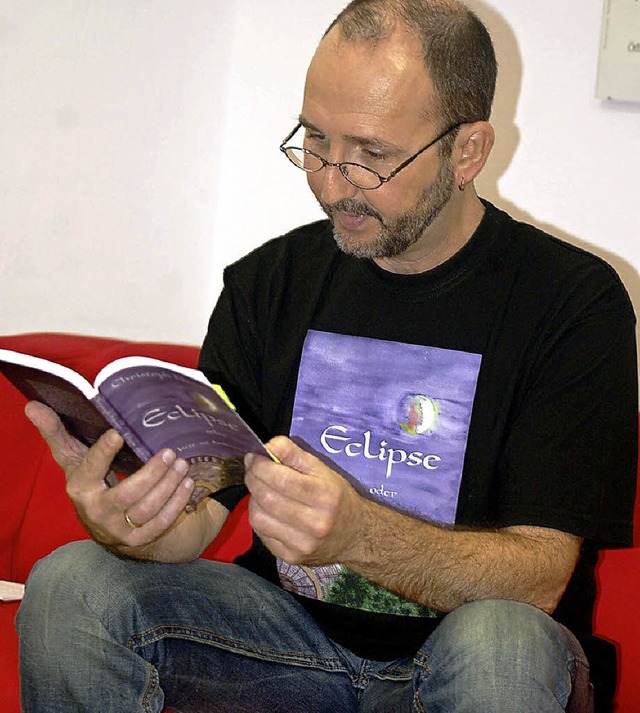 Christoph Nmer bei seiner Lesung   | Foto: Siebold