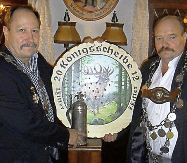 Schtzenknig Bernd Becker (links),  Ritter Jrgen Vitt  | Foto: privat