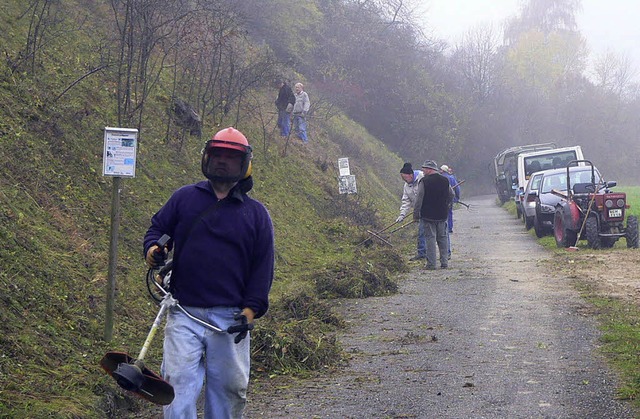 Motiviert durch die UN-Auszeichnung tr...letzten Arbeitseinsatz in diesem Jahr.  | Foto: Privat