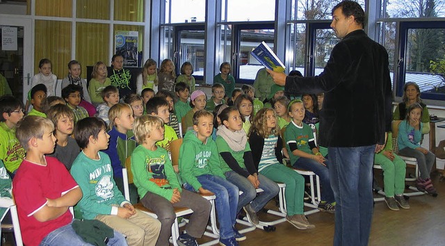 Lesung an der Abt-Columban-Schule  | Foto: Konrad Ruh