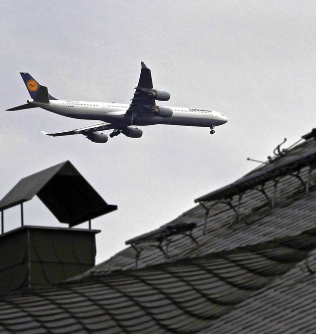 Dauerrgerthema am Hochrhein: Lrm durch Flugzeuge   | Foto: DAPD