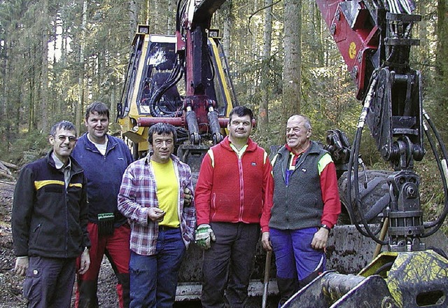 ber den Abschluss des reibungslosen G... Martin Schlageter und Gerold Thoma.    | Foto: WOLFGANG ADAM